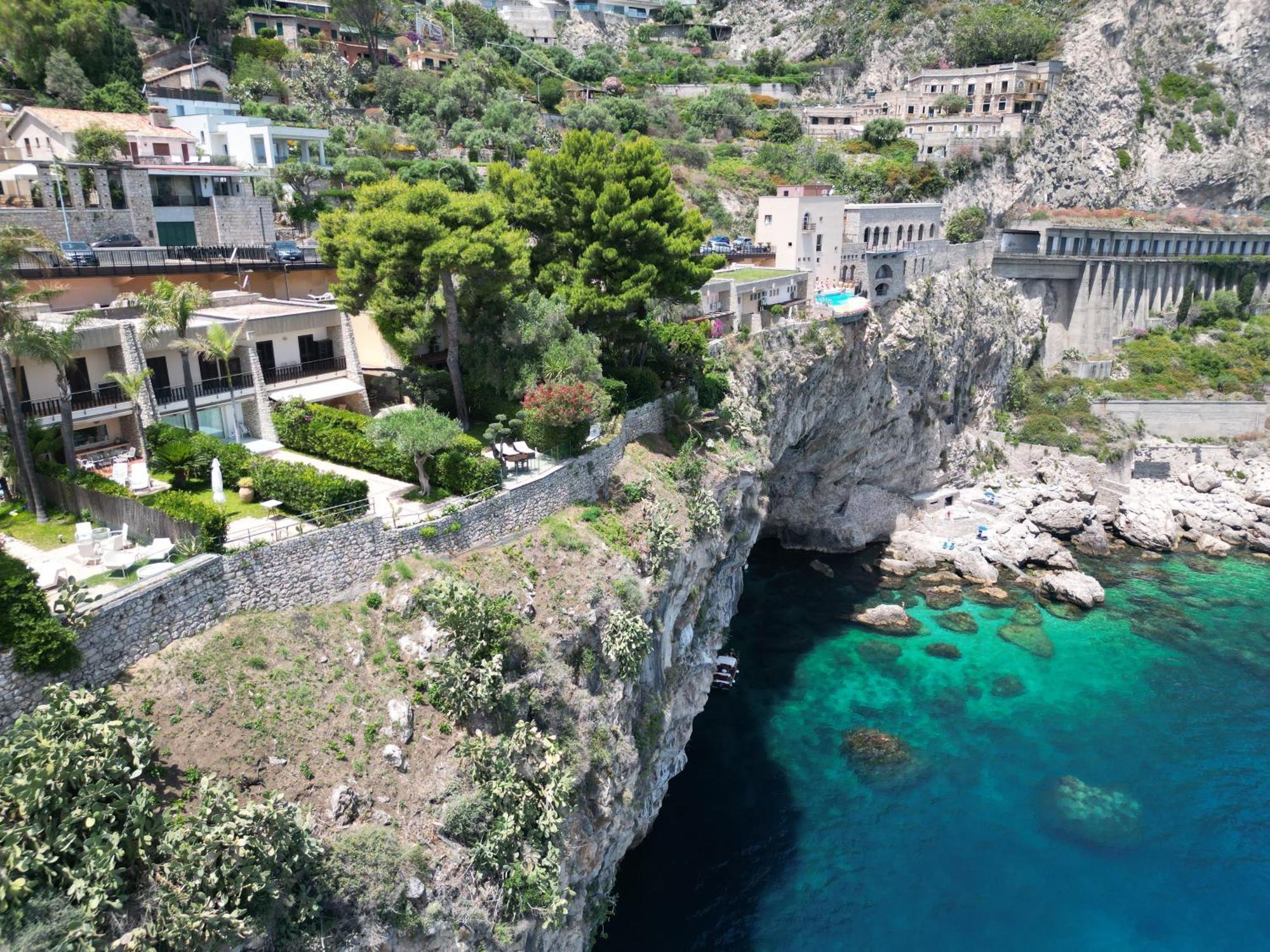 Villa Infinity Vista Mare E Relax Taormina Eksteriør bilde
