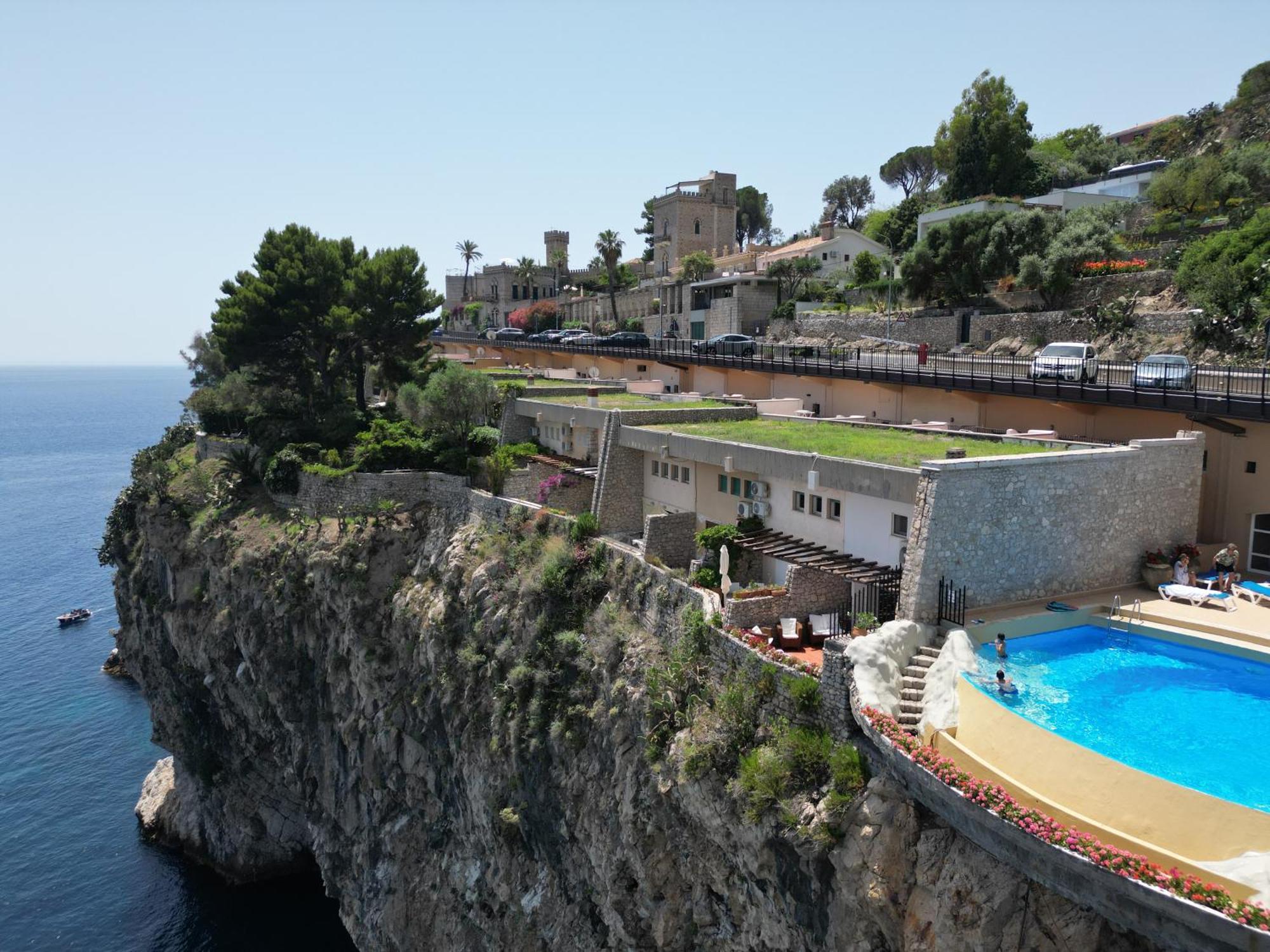 Villa Infinity Vista Mare E Relax Taormina Eksteriør bilde